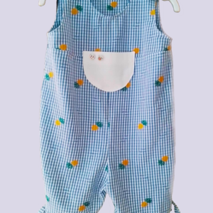 Combinaison bébé champêtre en tissu